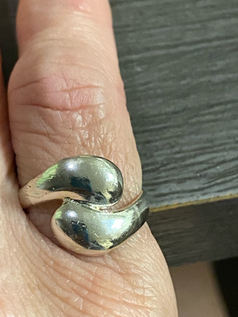 Sculptural Open Band Ring